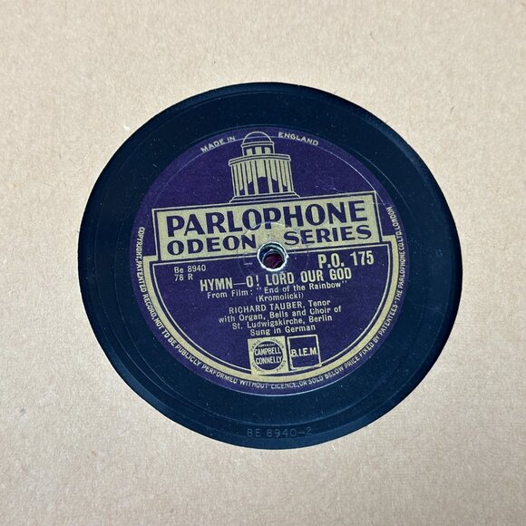 Vintage 78 RPM Record Album Book w/ 10 Shellac Discs Red Embossed VG German - Picture 9 of 14